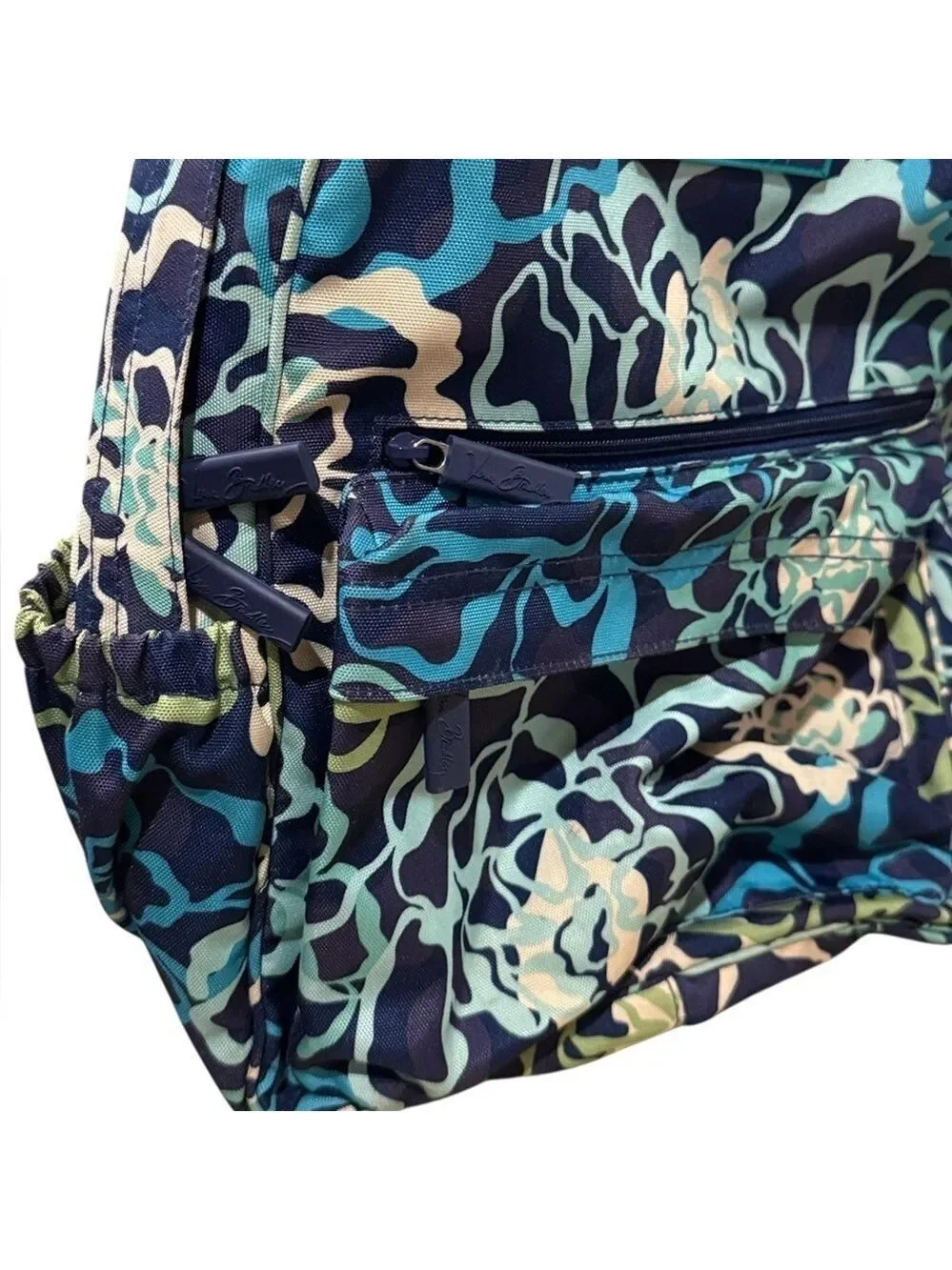 Vera Bradley Blue Floral Backpack